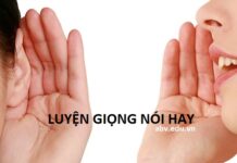 Tuyển tập cách luyện giọng nói hay